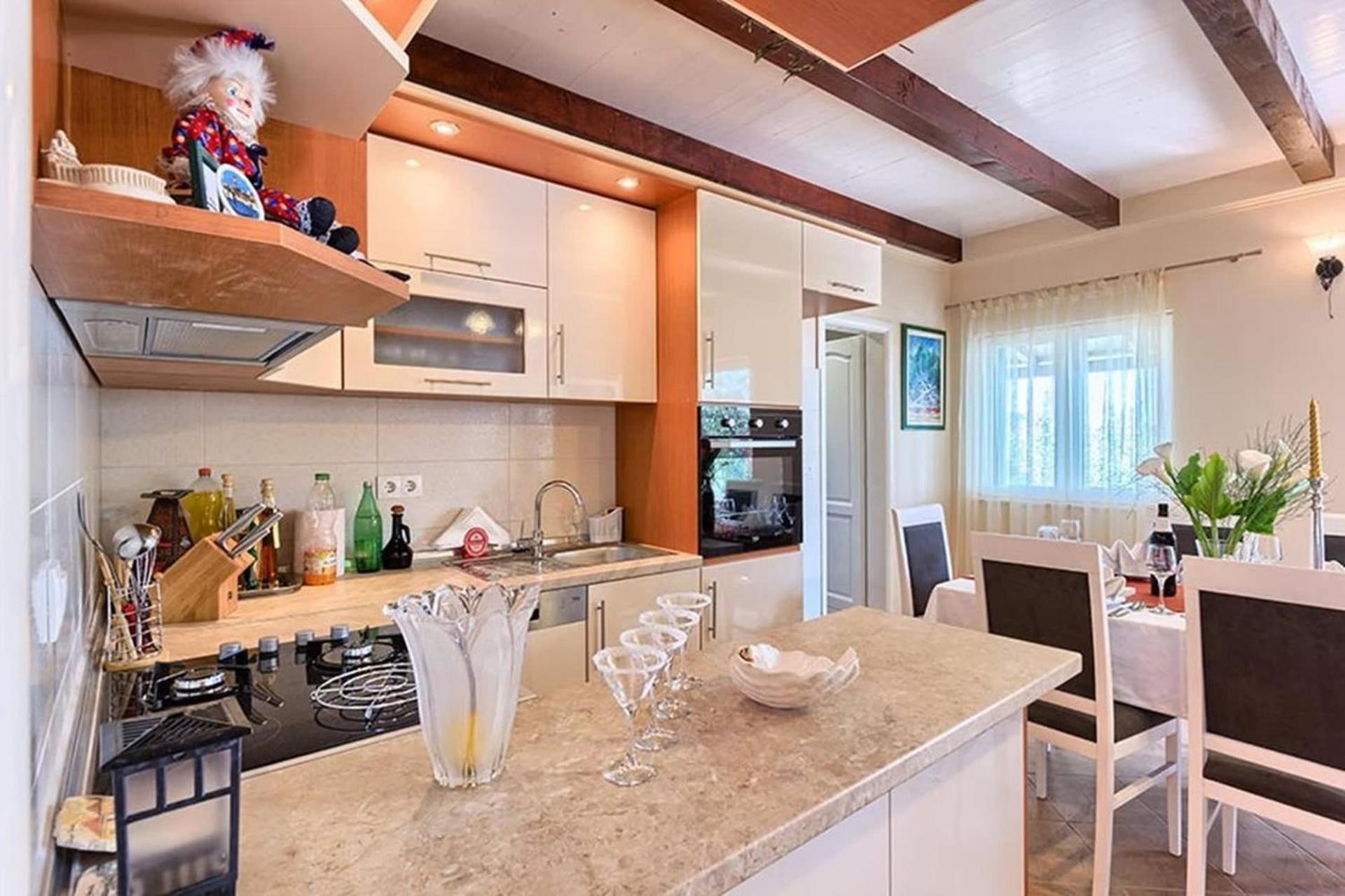 Traditional Dalmatian Stone House By The Sea オクルグ・ゴルニ エクステリア 写真